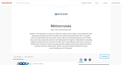 Desktop Screenshot of metrocruises.com